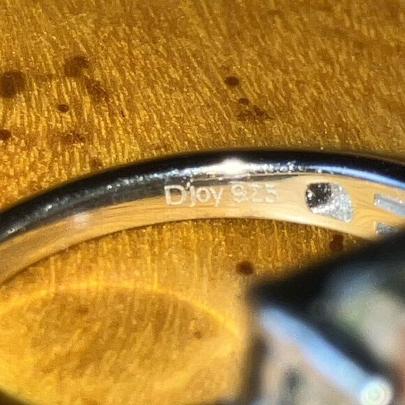 Natural Yooperlite Red Garnet Sterling Silver Ring Size 6 - Picture 6 of 9